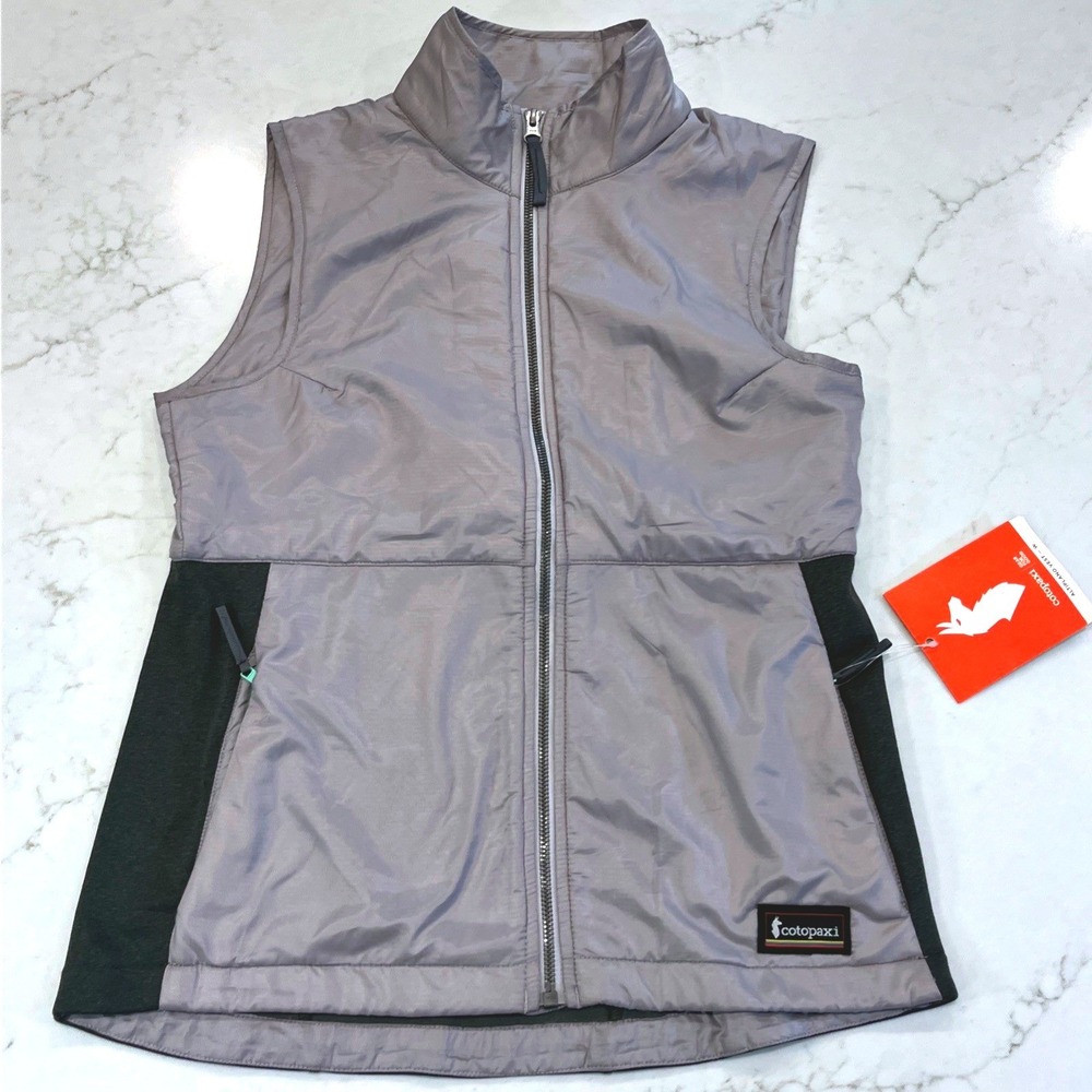 Cotopaxi NEW Full Zip Vest Womens XS Purple Gray Altiplano Polartec Gorpcore